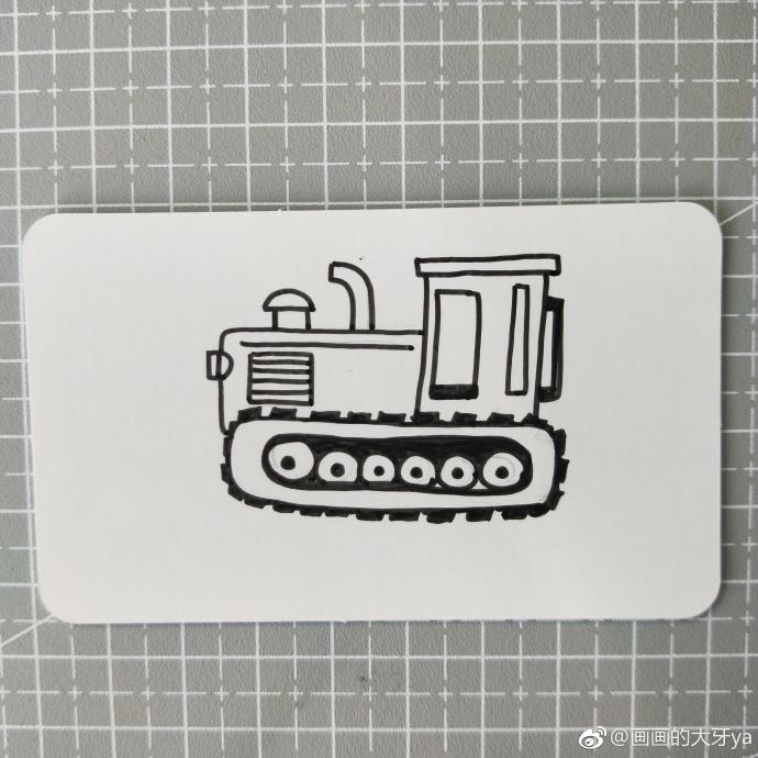 车简笔画救护车,怎么画救护车儿童简笔画