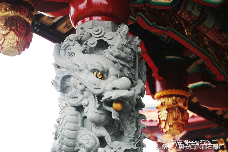 石雕龙柱造型,广场石雕龙