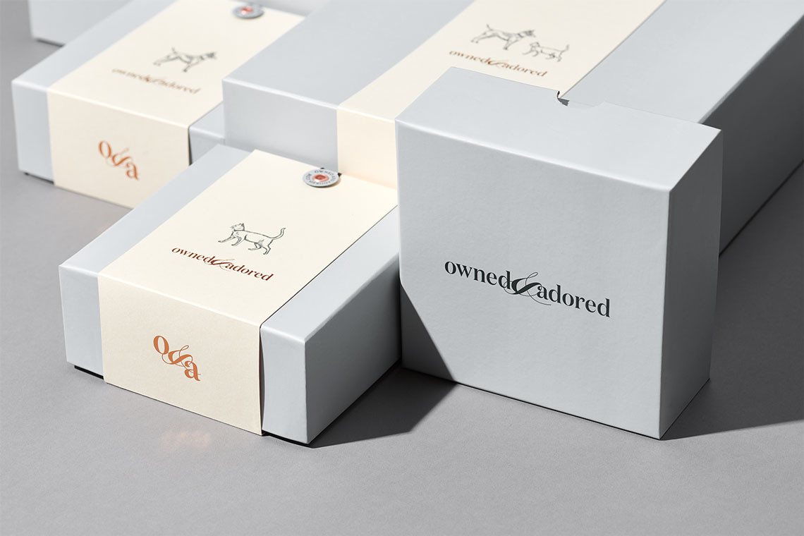 宠物项圈包装设计效果图,宠物用品包装袋设计