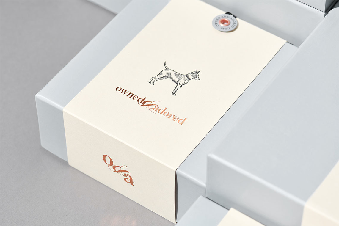 宠物项圈包装设计效果图,宠物用品包装袋设计