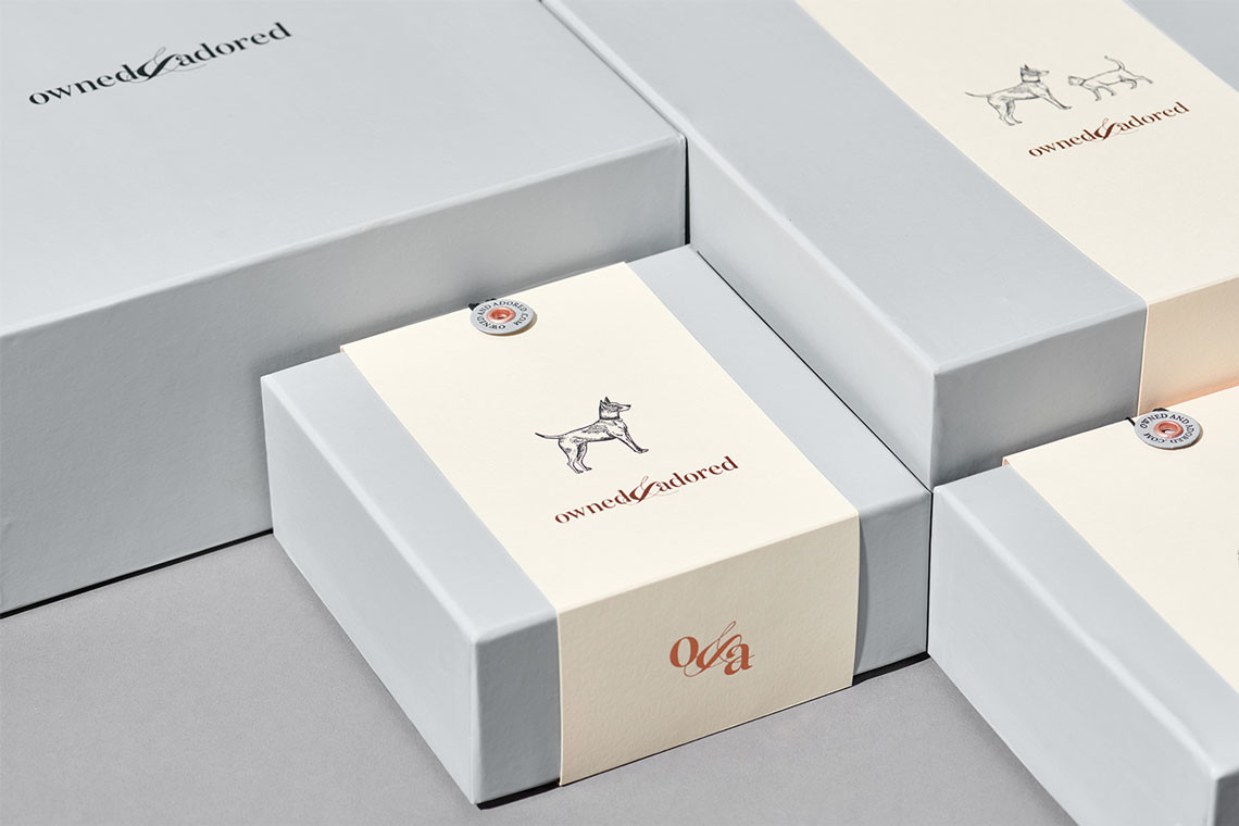 宠物项圈包装设计效果图,宠物用品包装袋设计