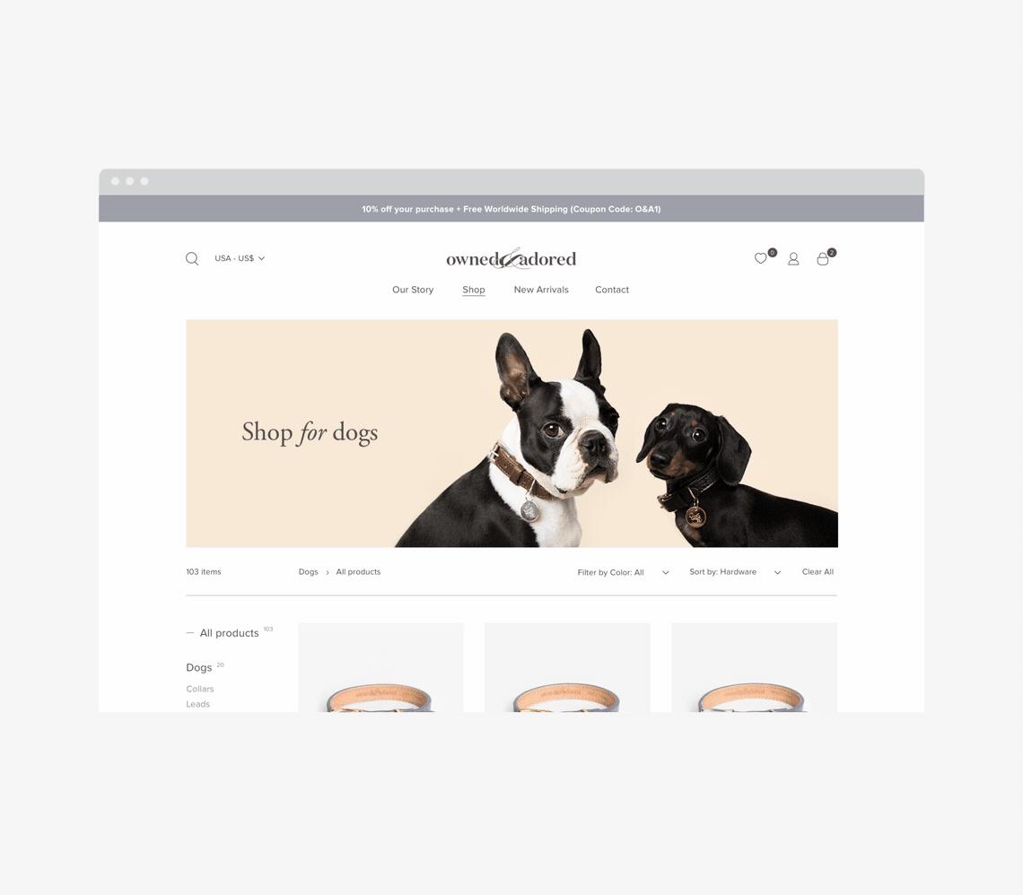 宠物项圈包装设计效果图,宠物用品包装袋设计