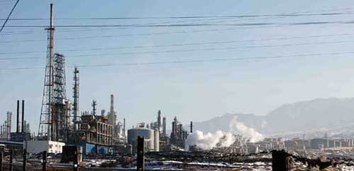 玉门老市区石化园区,玉门老市区油城