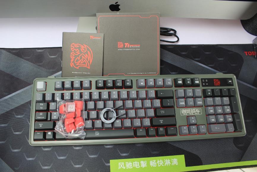 青轴红轴茶轴电竞游戏电脑,青轴全键无冲电竞键盘