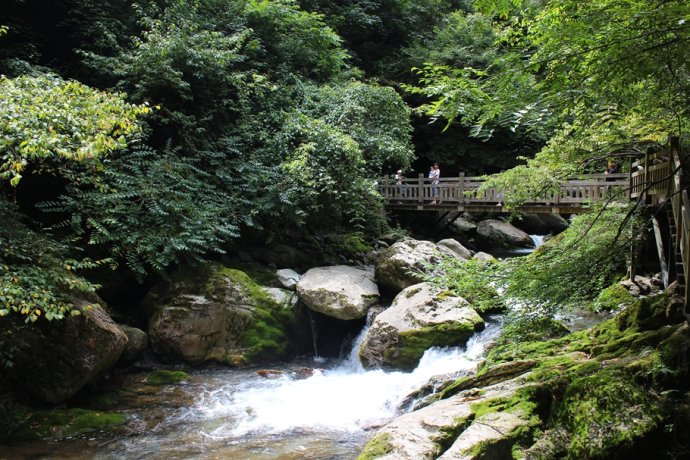 天生桥自然成形的石桥,天生桥喀斯特