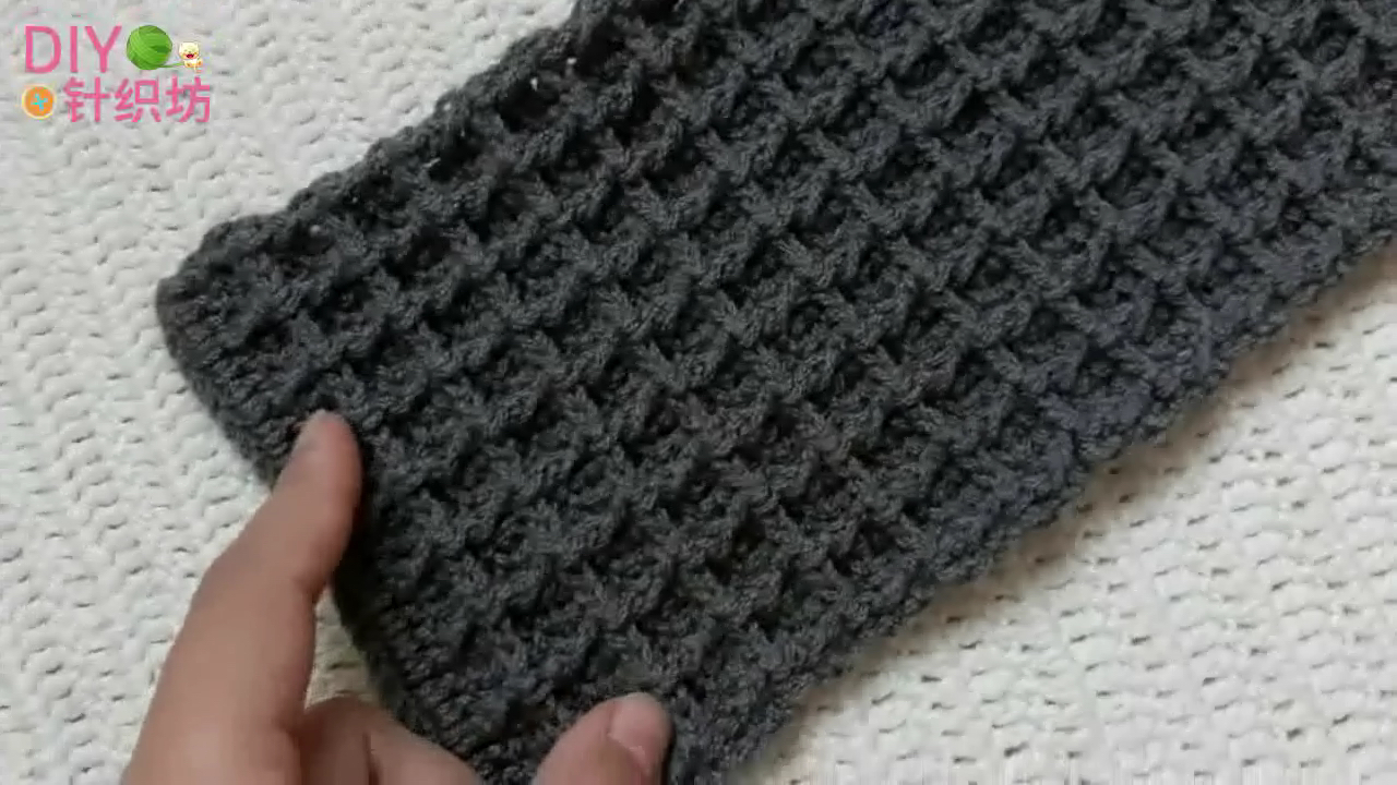 针织围巾教程男款,用织围巾神器织男士围巾教程视频