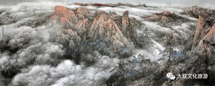 北派山水名家邀请展,荆山楚水山水作品欣赏