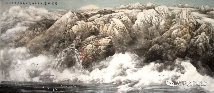 北派山水名家邀请展,荆山楚水山水作品欣赏