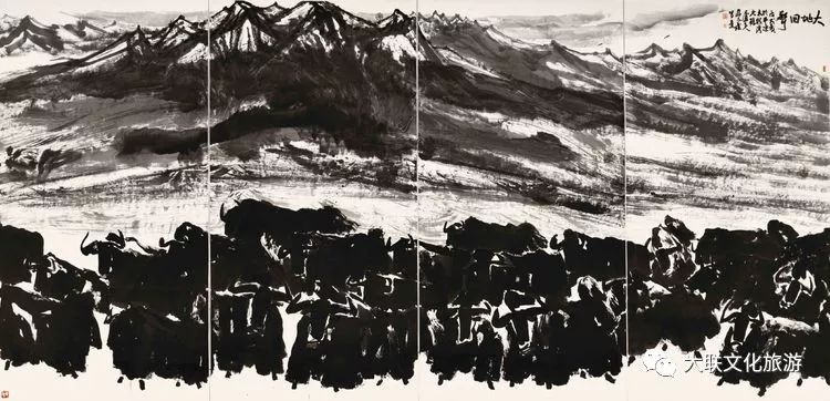 北派山水名家邀请展,荆山楚水山水作品欣赏