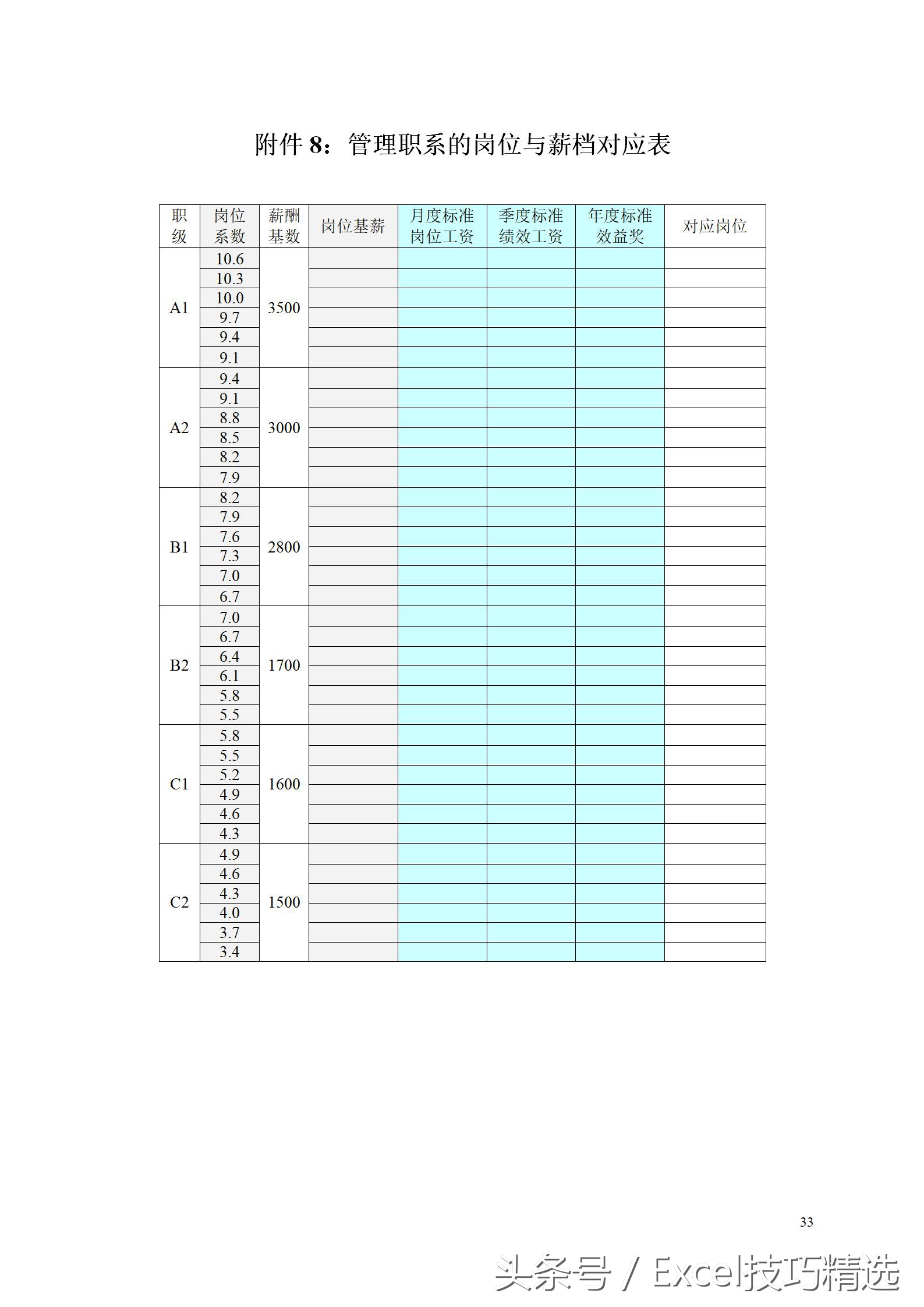 薪酬体系设计实操全案pdf,薪酬架构方案模板