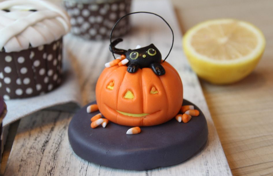 原来万圣节也可以有小蛋糕,万圣节容易做的食物