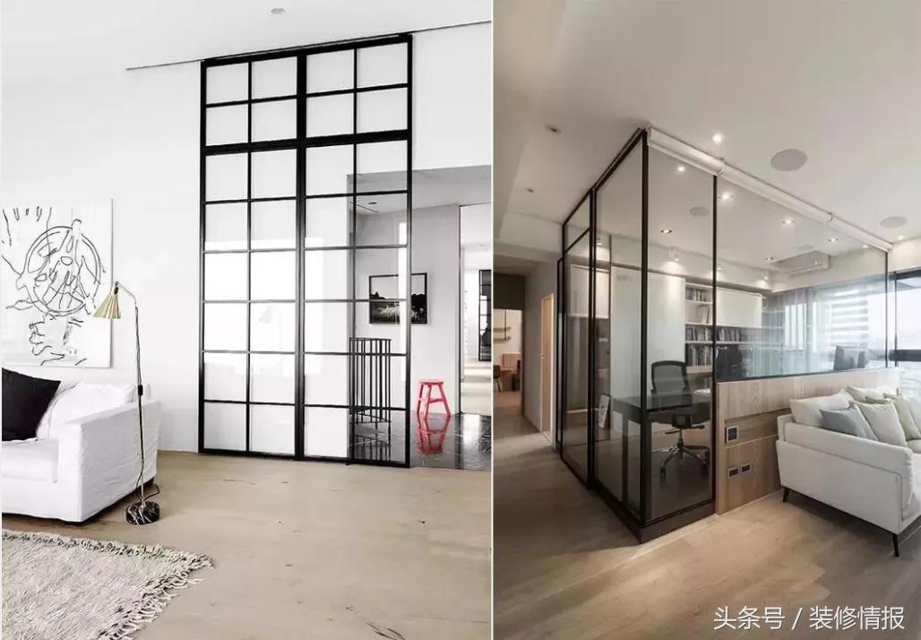 最流行的玻璃隔断,玻璃隔断高级感