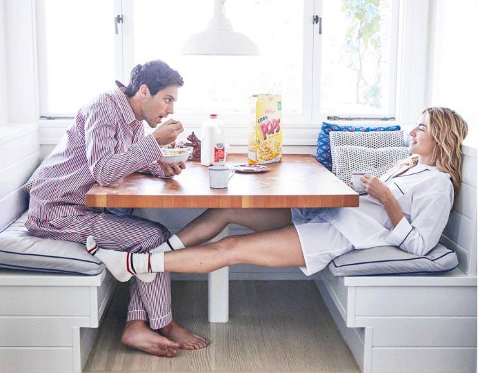 穿时髦睡衣,穿睡衣时髦