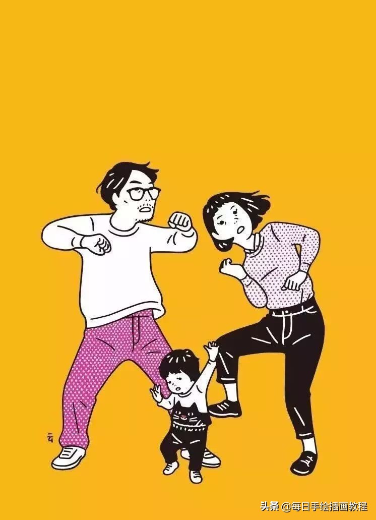 日本大师画插画,日本风格诡异插画