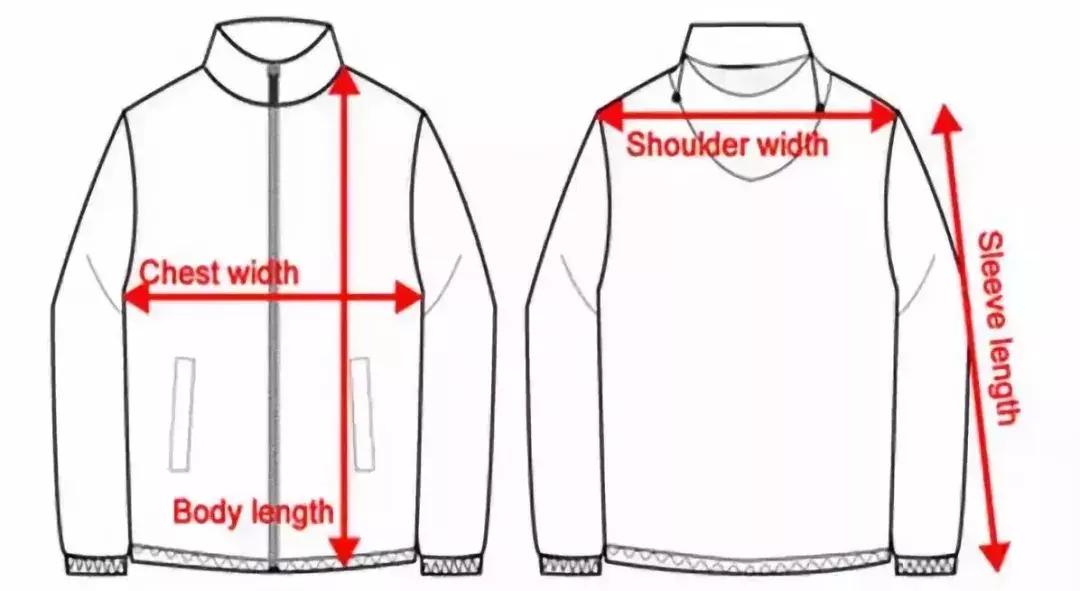 网购夹克怎么选择尺码,网购外套如何选尺码