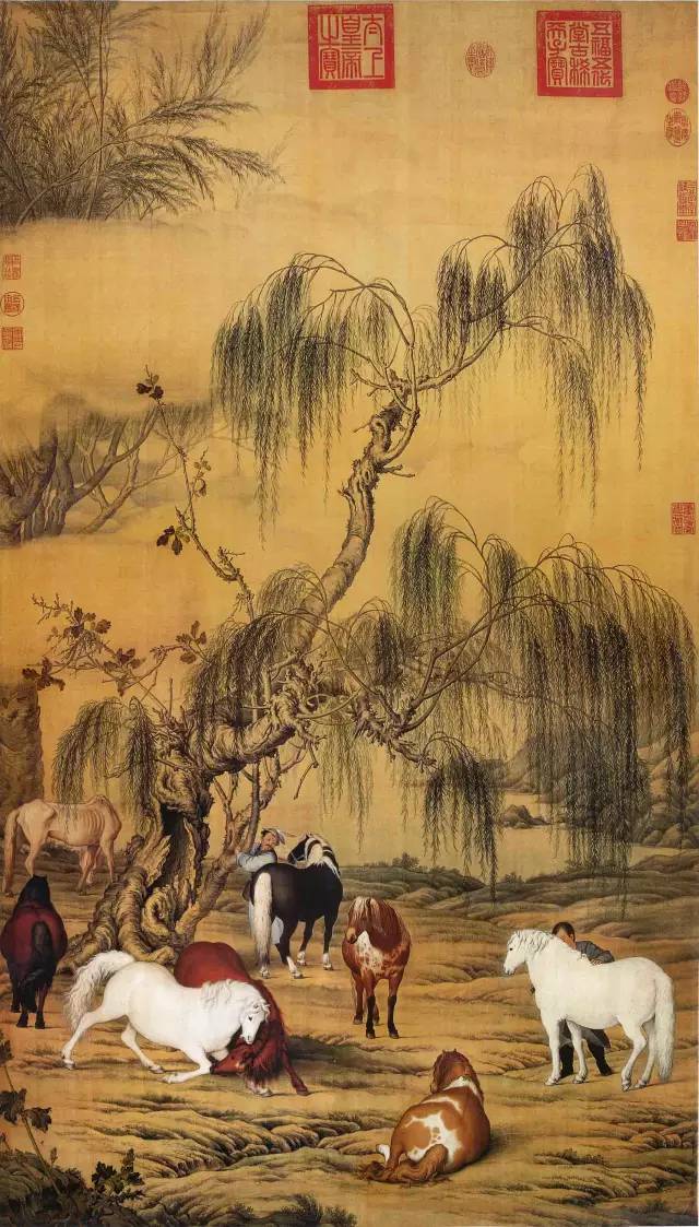 八骏图100幅欣赏,八骏图有多少幅真迹