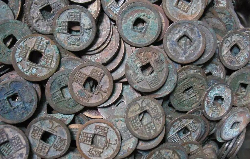 南唐钱币开元通宝背字,唐银开元通宝钱币图片