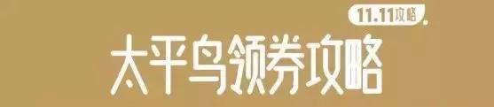 11.11购物券,11.11剁手指南