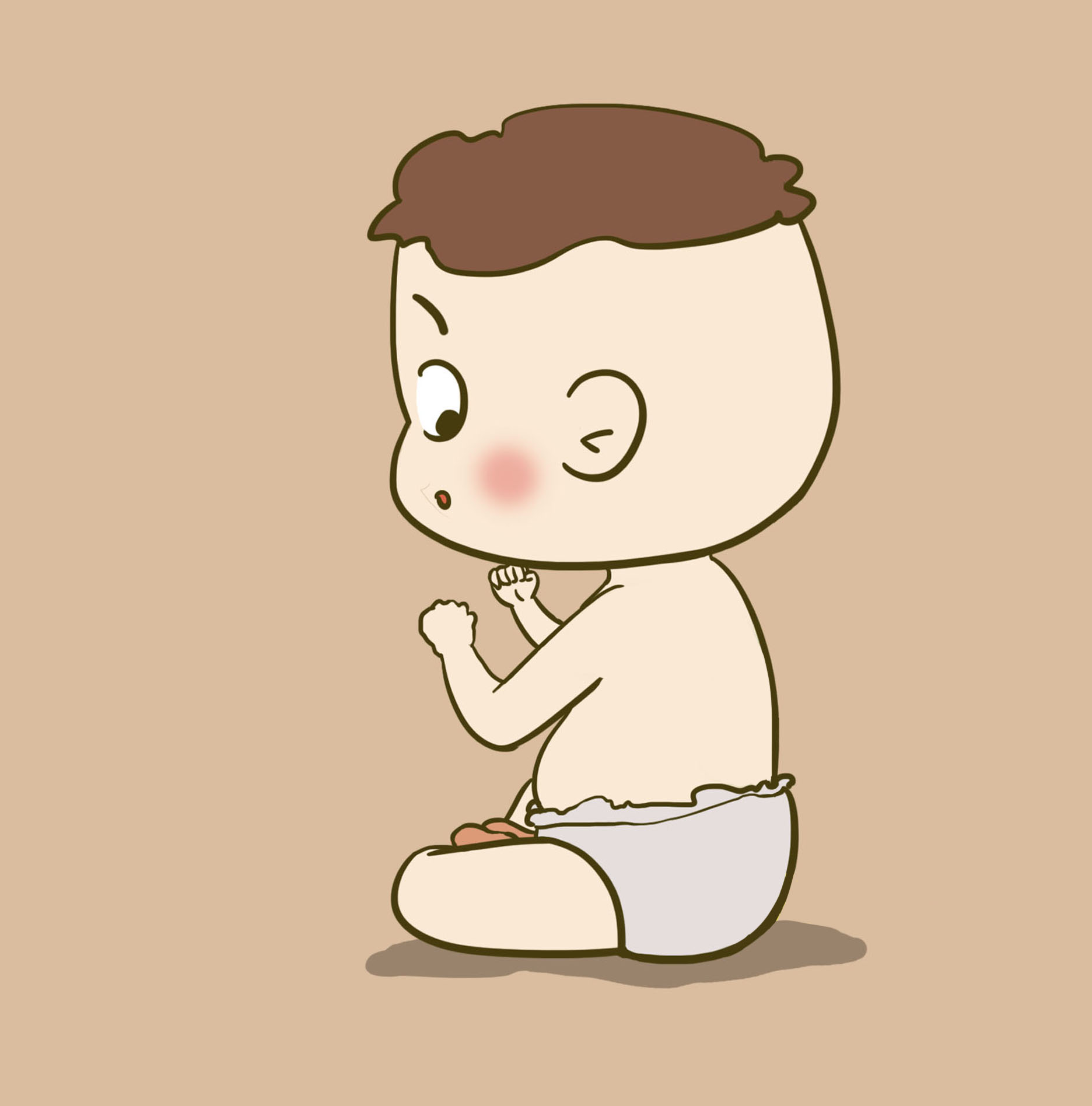 宝宝屁屁一直红是尿片问题吗,宝宝屁屁总是红红的