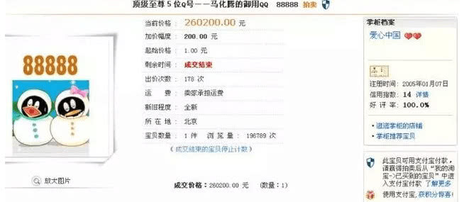 第一个满级QQ用户出现，其估价却让人觉得不可思议