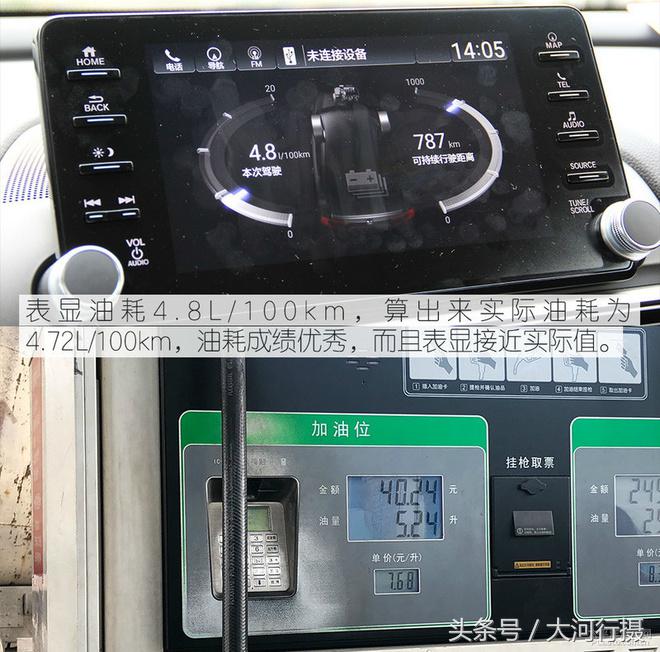 雅阁锐混动车油耗测试,雅阁混动锐酷测评视频