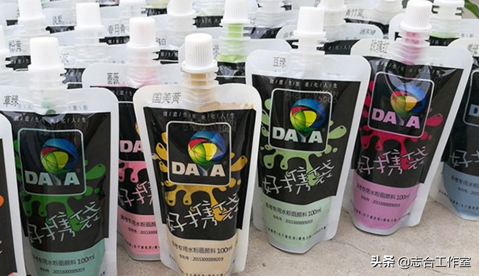 烧钱水粉画,水彩颜料省钱