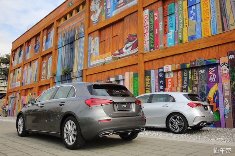 奔驰a200掀背车,试驾车解析