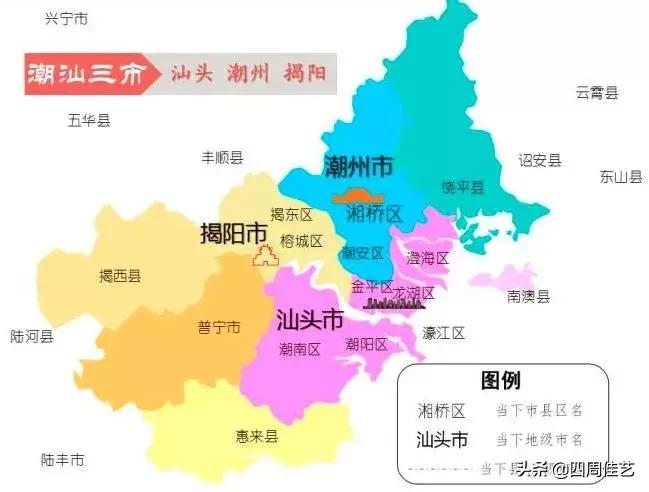 揭阳汕头潮州为什么称为潮汕,潮州汕头揭阳属于哪个地区