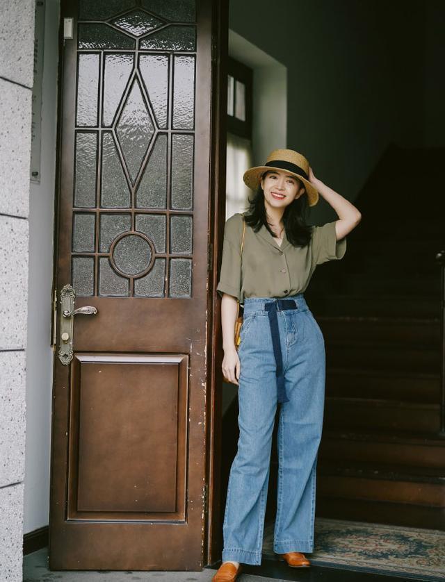 阔腿裤你穿对了吗?要“配对上衣,搭对鞋子”,才时髦又显高