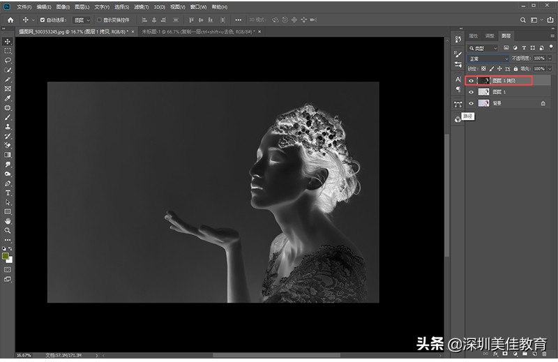 ps教程如何快速制作一张素描图,ps图片做素描效果