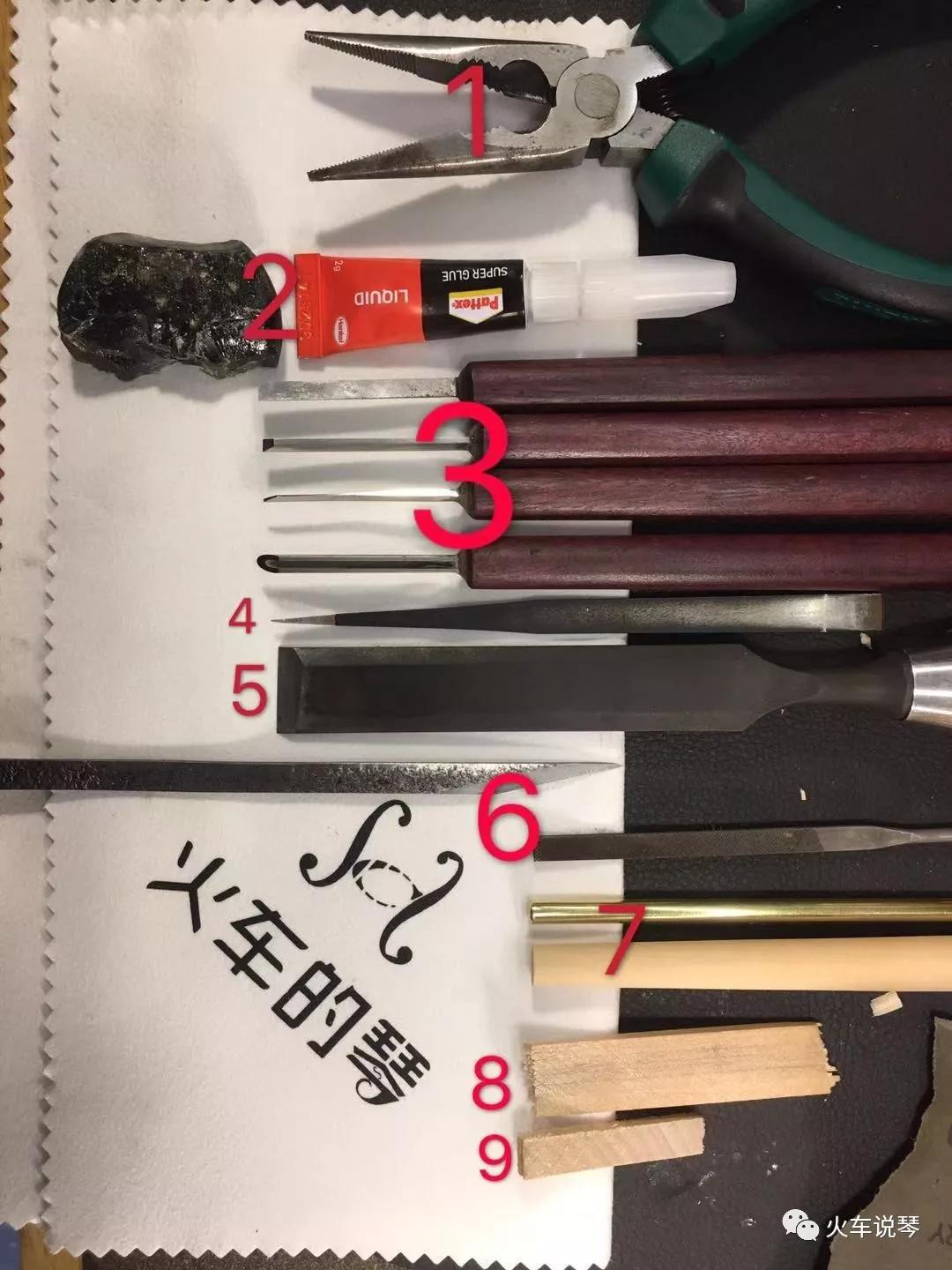 手把手带你学换刃,高档的小提琴弓毛用平了怎么换