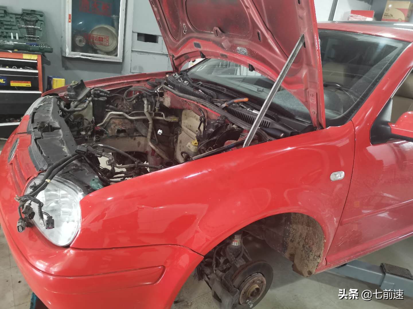 修复你再陪我征战十年-高尔夫MK4