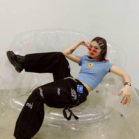 潮流港风穿搭,复古港风休闲显瘦穿搭