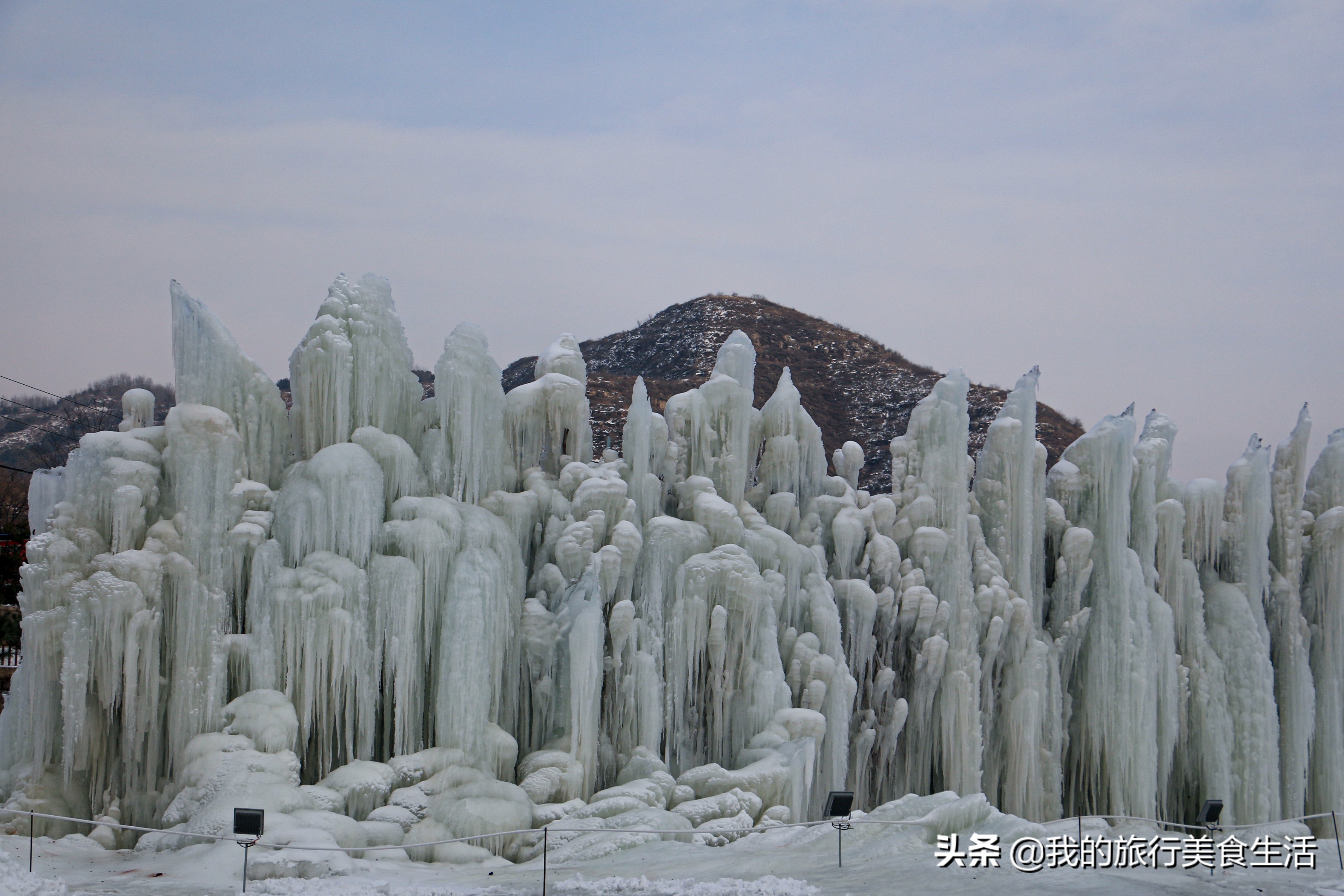 太原在哪看冰瀑布,太原冰川瀑布