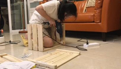 杭州女生老破小装修改造,装修漂亮女工