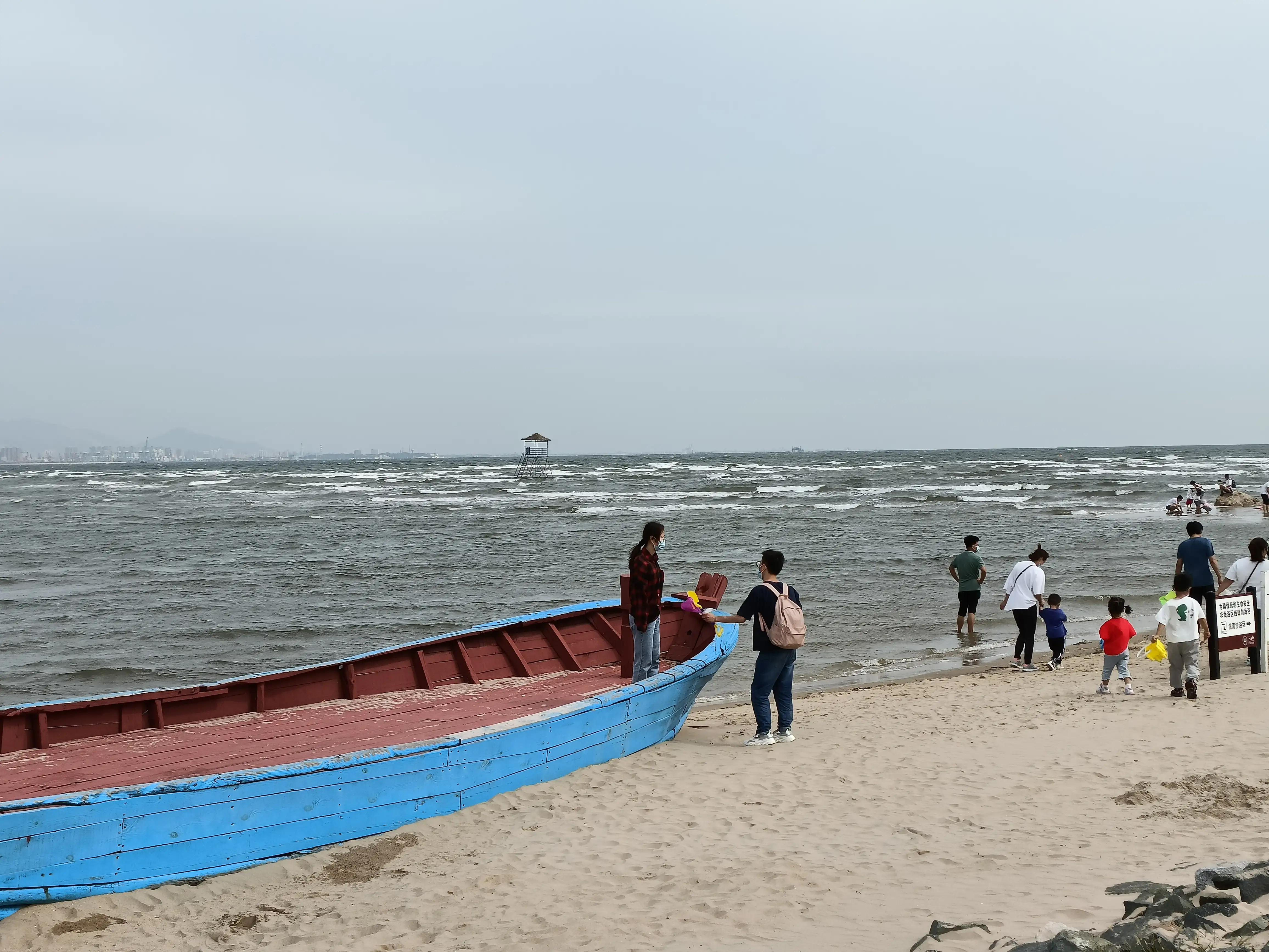 北戴河天空和海洋,北戴河海景好看还是三亚好看