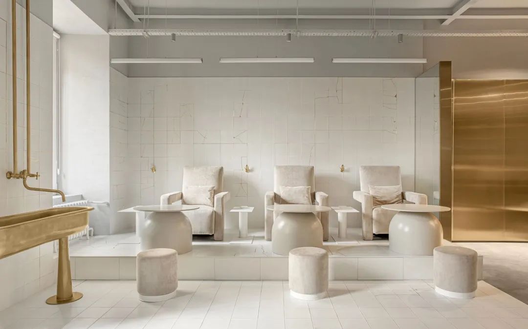 小而美的美容院设计方案,现代极简轻奢美容院设计案例