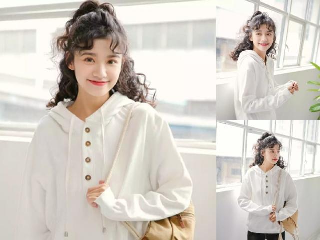 洋气复古风蛋卷头,圆脸女生适合的发型泰迪卷