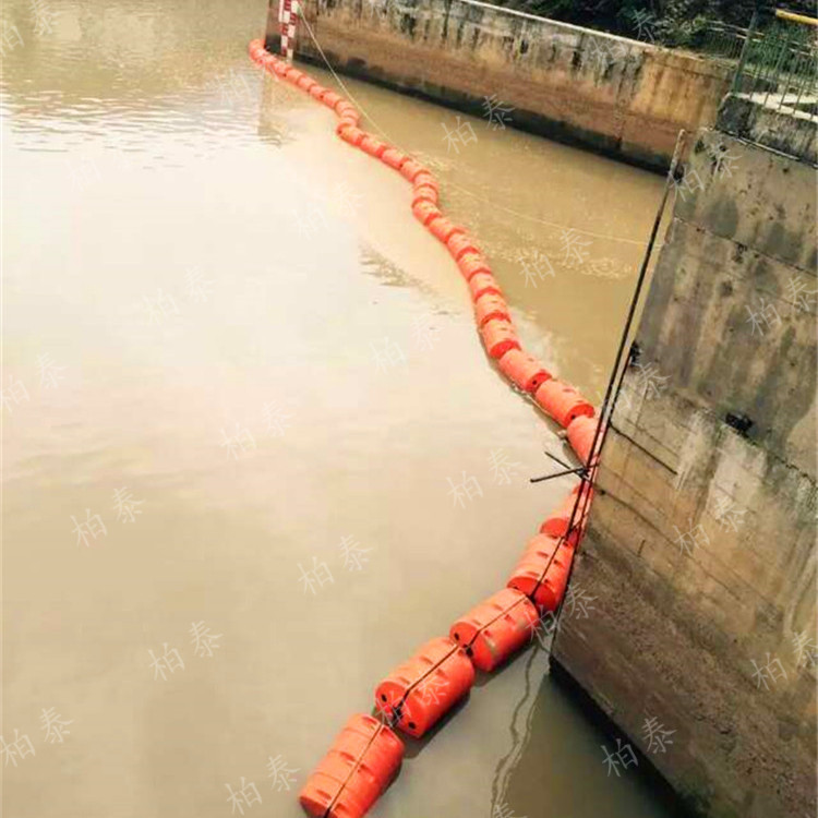 水上拦载浮体河道保洁拦污排漂浮桶