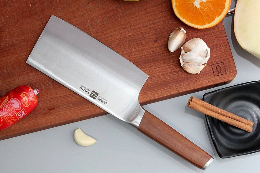 德国钼钒钢家用七件套切菜刀,德国高颜值不锈钢刀具