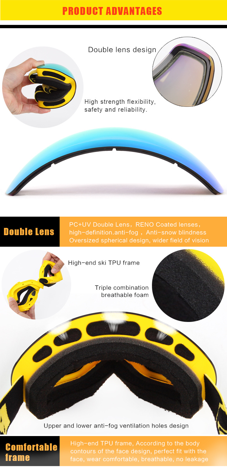 防近视滑雪镜,儿童滑雪护目镜品牌