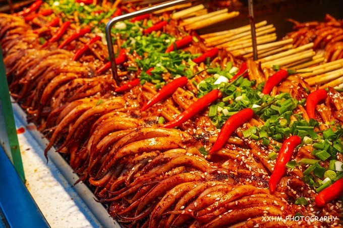 成都本地人去的最好吃的美食,中国姑娘吃成都美食