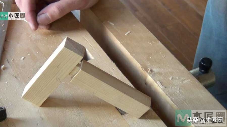 常见的30种卯榫结构图片,两边插肩榫卯制作过程