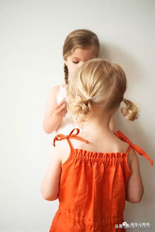 儿童连体衣裁剪制作,童装连衣裙制作裁剪样片