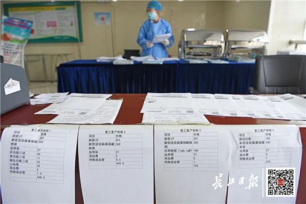 武汉复工体检含什么项目,武汉公立医院体检流程