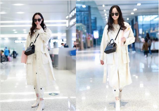 韩雪最新机场私服造型,韩雪最新机场穿搭