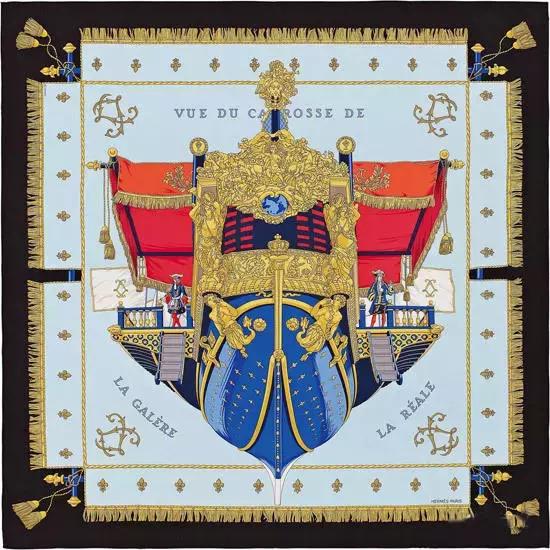 中古爱马仕丝巾图案,爱马仕的丝巾马的图案讲解