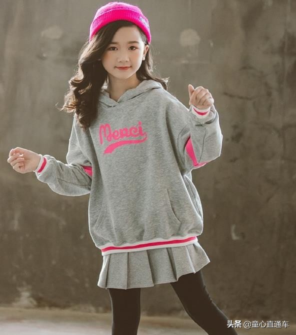 童装韩系风中大童,中大童装8-16岁运动衣
