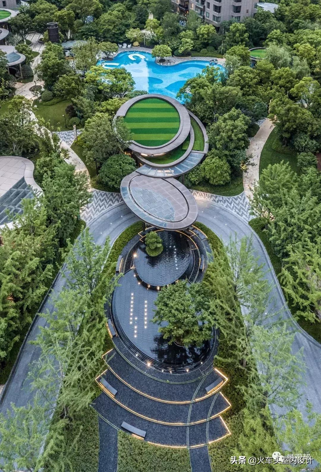 2020最美小区景观,小区景观设计什么风格最好看