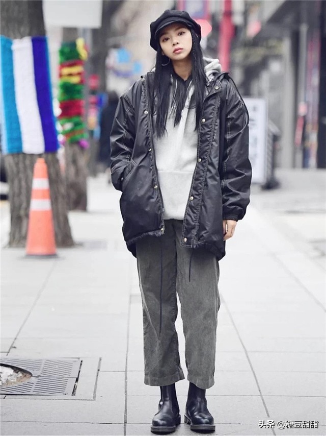 韩国女生冬天穿那么少不冷吗,韩国穿搭不露腿冬季